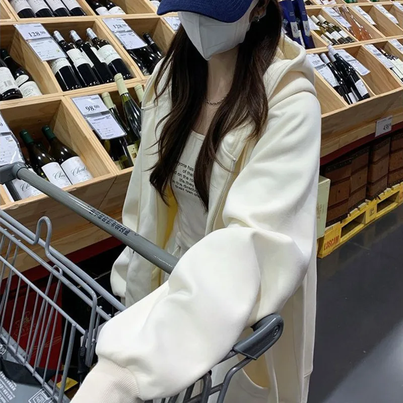 Denim Planet Cardigan Spring Top New Casual Hooded Jacket Cardigan Women's Zipper Hoodie Trendy Hoodie Jacket