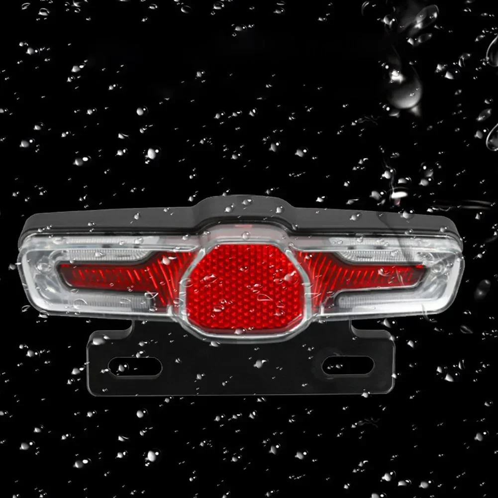 Description Picture 6 of itemNew 12V/36V-60V Electric Bicycle Ebike Taillight Turn Signal Rear Rack Lamp Tail Light Night Traffic Warning Light Turn Signal