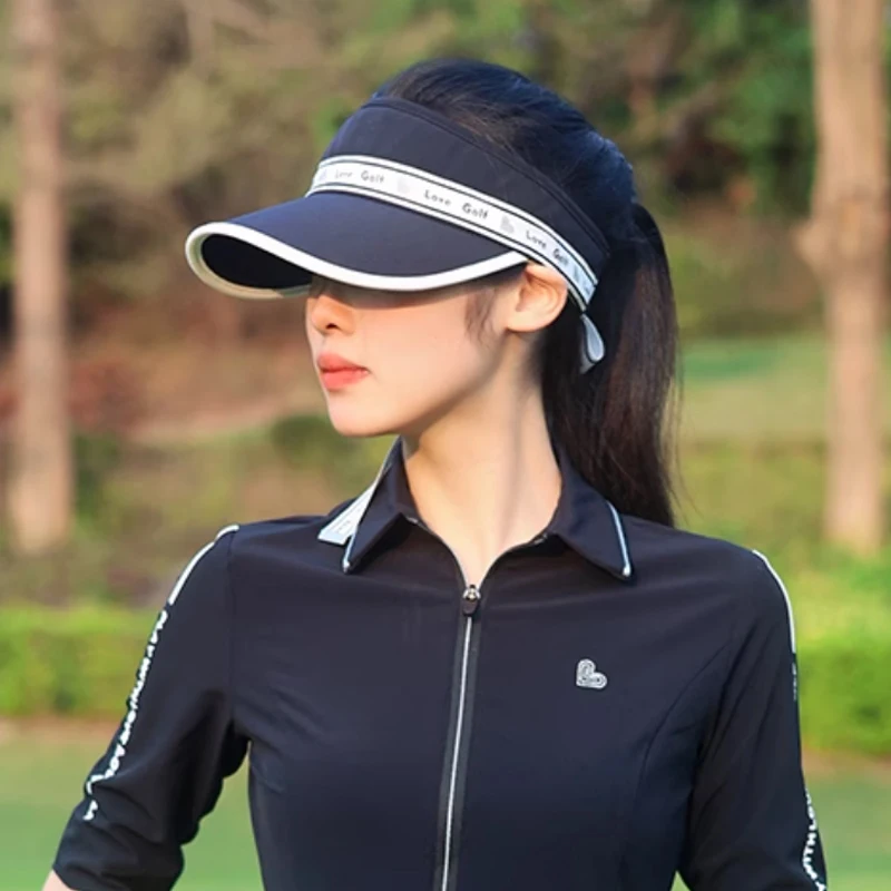 Love golf women new cap empty top sun visor hat ladies outdoor sports tennis golf caps