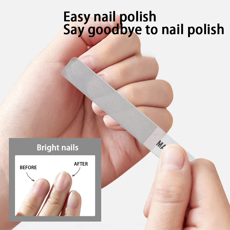 Nano Glass Nail File Transparent Crystal Nail Polish Rubbing Strip Polishing And Shining Nail Enhancement Tool 3
