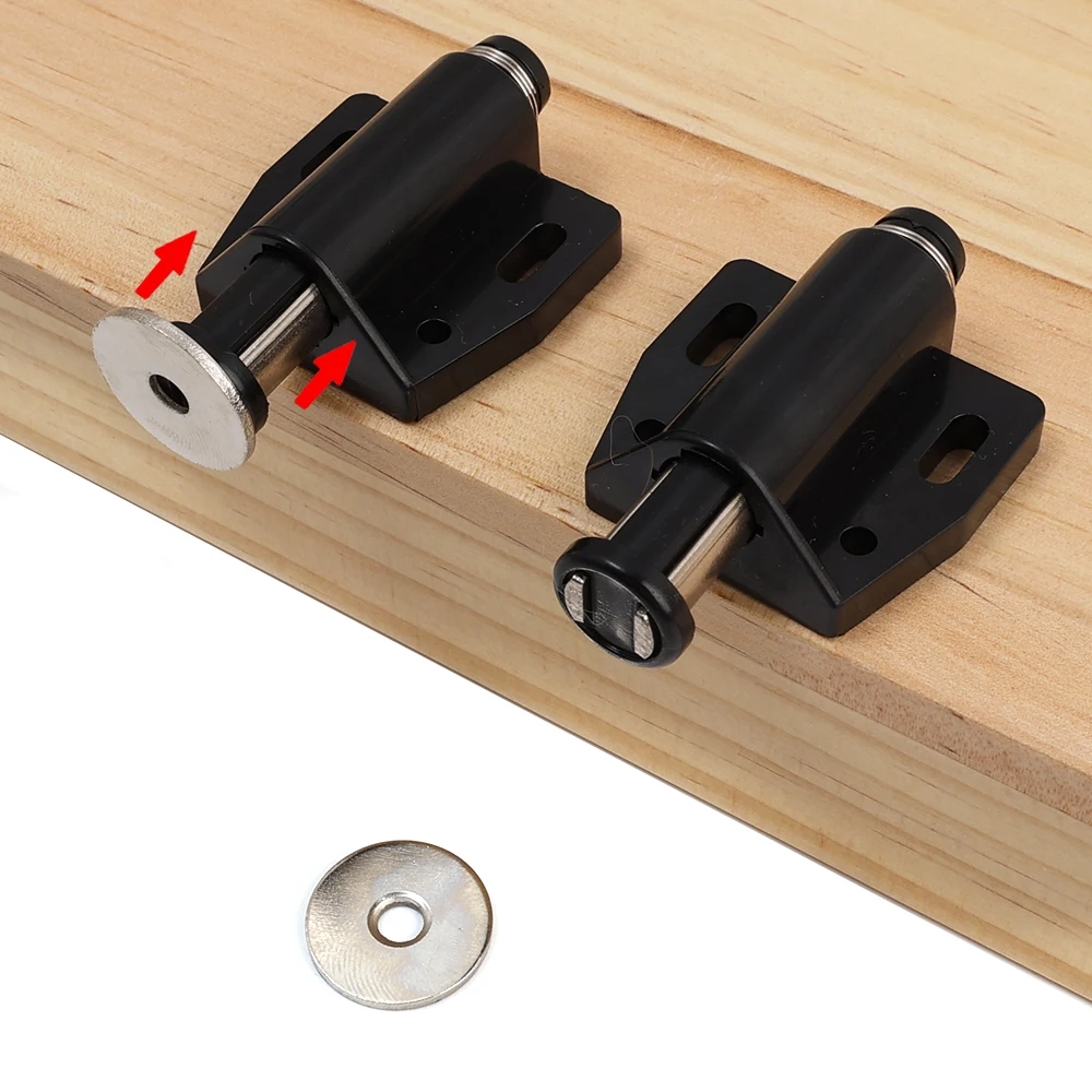 Magnetic Cabinet Catches 4pcs Push To Open Door Closers For Wardrobe Cupboard Bathroom Furniture Hardware Knob magnetic cabinet catches door closer door catches magnetic cabinet latches cabinet door latch door stops cabinet door stop