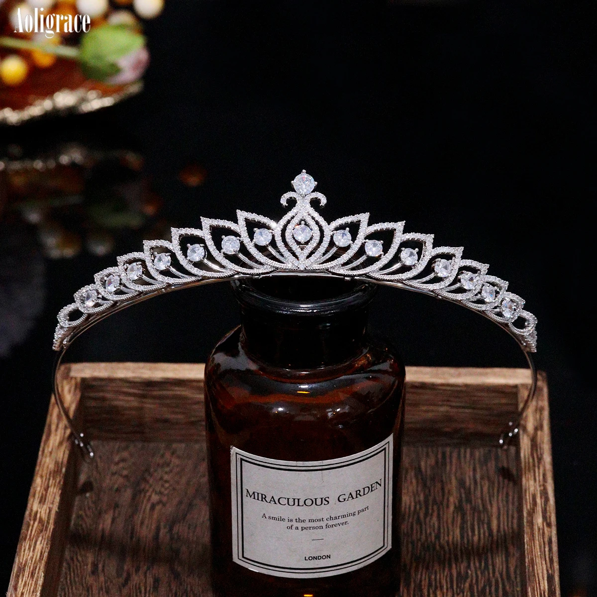 Zirconia Hair Accessories Zirconia Bride Headpiece Zirconia Crowns