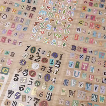 Album fotografico Decorazione per cellulare Adesivi decorativi con alfabeto inglese e numeri Adesivi decorativi fai da te Adesivi fatti a mano