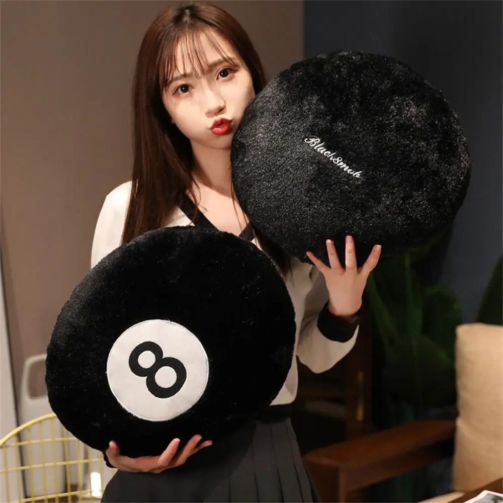 35/50CM Stuffed  Eight Balls 8 Ball  Pillow Simulation Billiards  Toys Billiards 8 Ball  8 Ball Plushies
