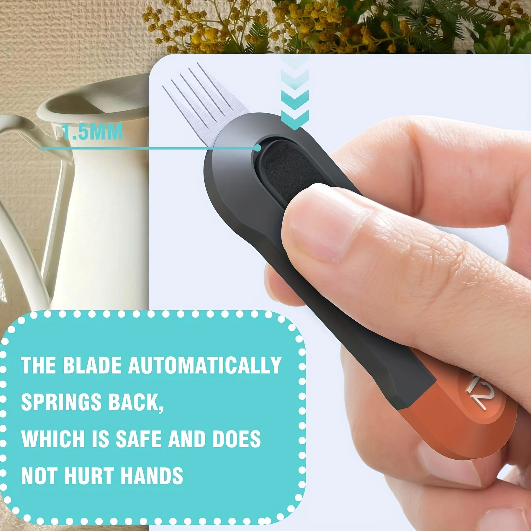1XRetractable Scoring Tools for Pottery Ceramic Texture Tool DIY Carving Clay Tool Clay Ceramics Sculpture Tools(random color)