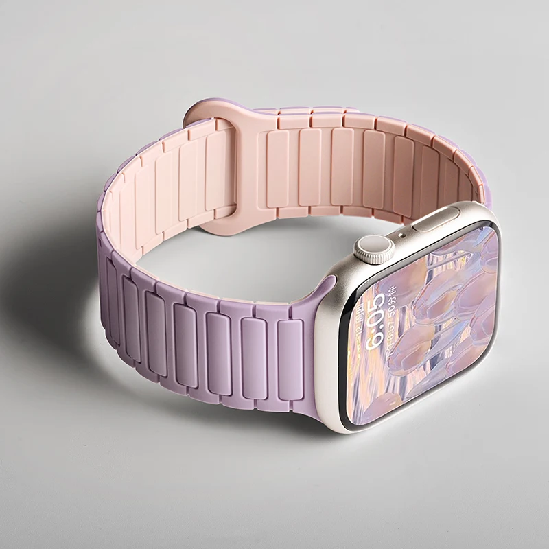 Premium Magnetic Silicone Watch Strap - Universal Fit