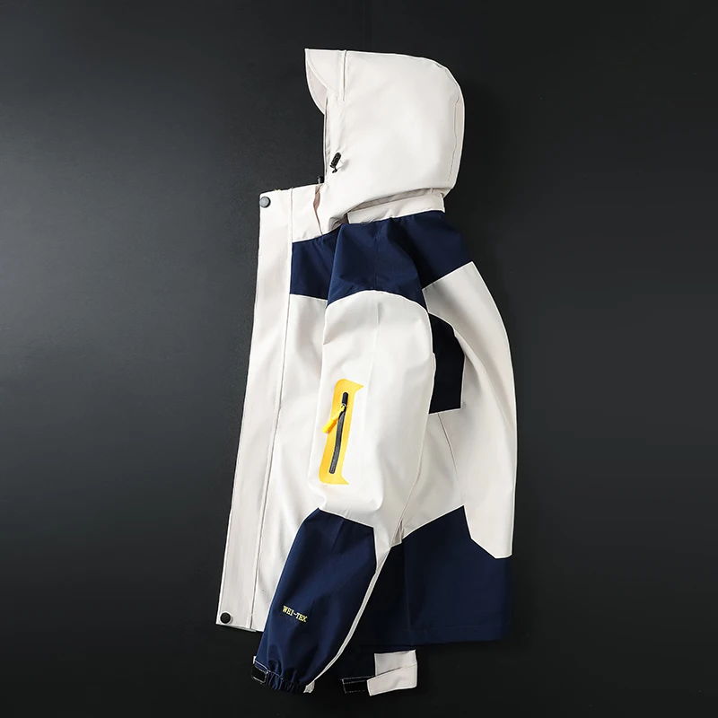 Men's Autumn Jacket Camping Hiking Windproof Windbreaker Mens Waterproof Hooded Coat Outdoor Travel Climbing Fishing Coats Man 3