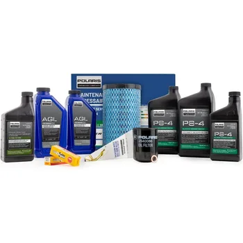 Polaris Service Kit,1000 CREW XP Models and More, PS-4 5W-50 Full Synthetic Oil,1 Air Filter,1 Oil Filter,2 Spark Plugs- 2830556
