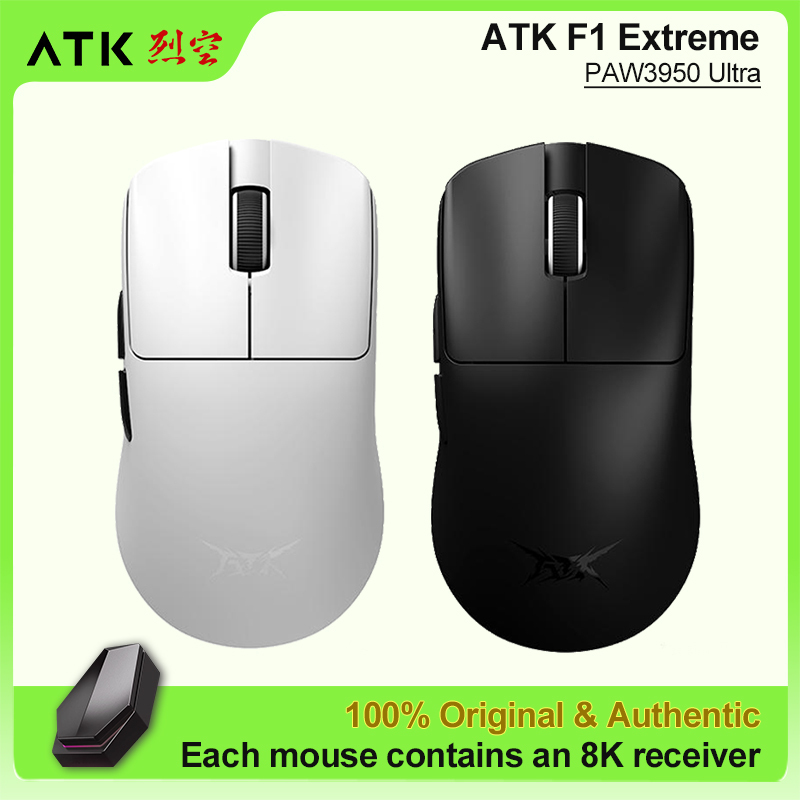 ATK BlazingSky F1 Extreme Wireless Gaming Mouse PAW3950 Ultra Dual-Mode 8000Hz 35g Lightweight E-sports FPS Mice