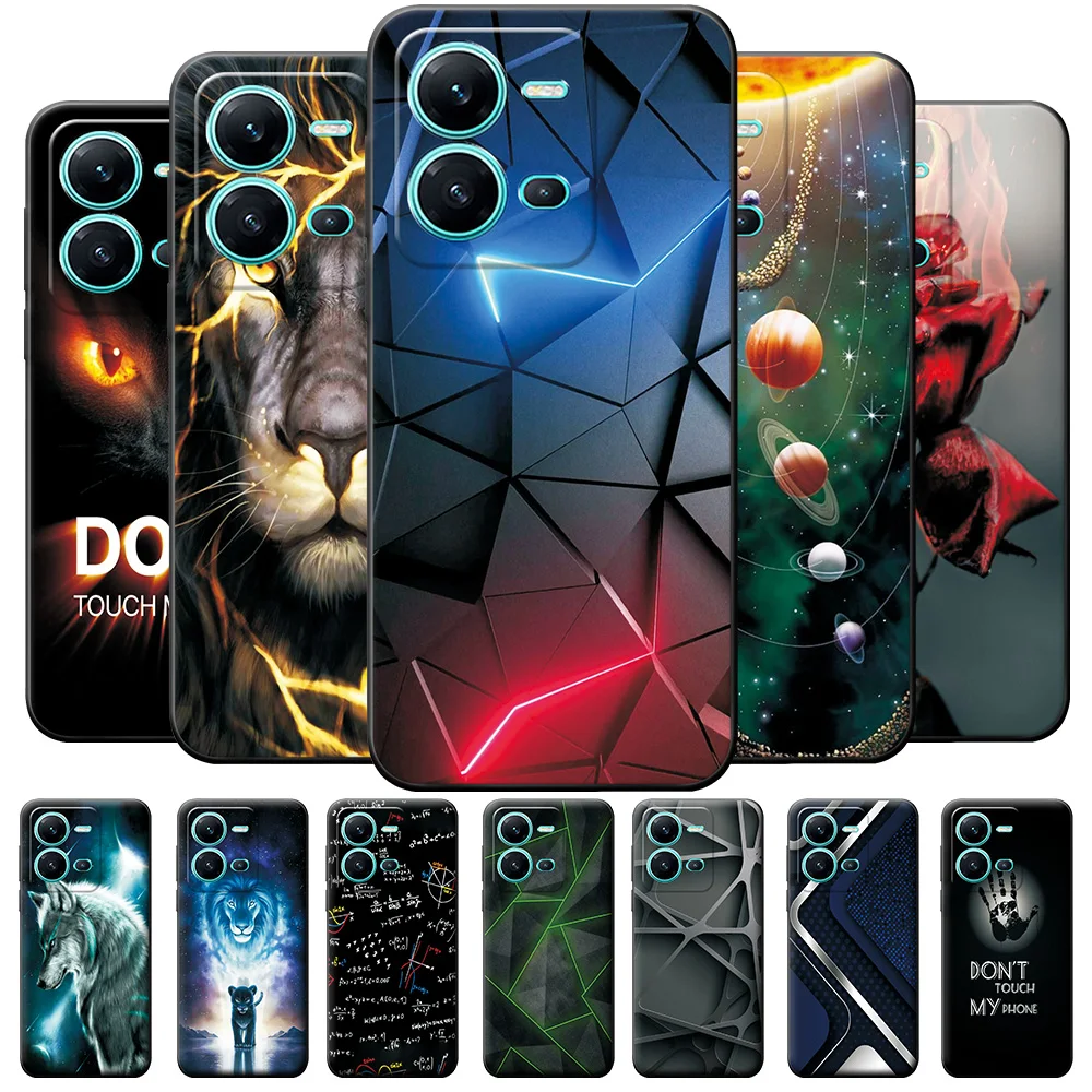 Per Vivo X80 Lite 5G Custodia 6.44 ''X80 Lite 2022 Cover Morbida In Silicone Moda Per Custodie Per Telefoni Vivo X80 Lite X80 Lite 5G Funda Coque