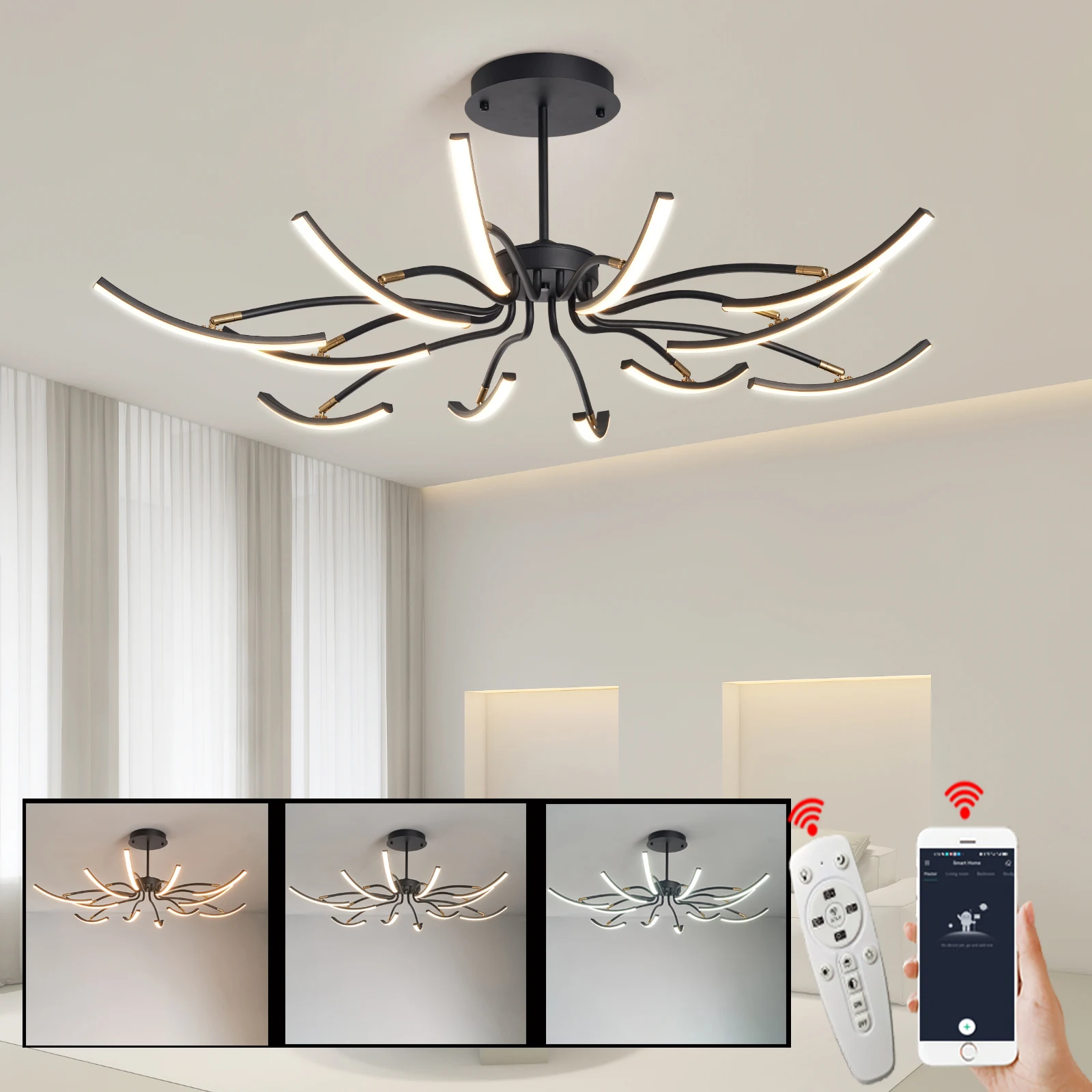 

Nordic lamp Modern led chandelier For Living Room Bedroom Carridor Foyer Studyroom home decor Ceiling Chandeliers light Fixtures