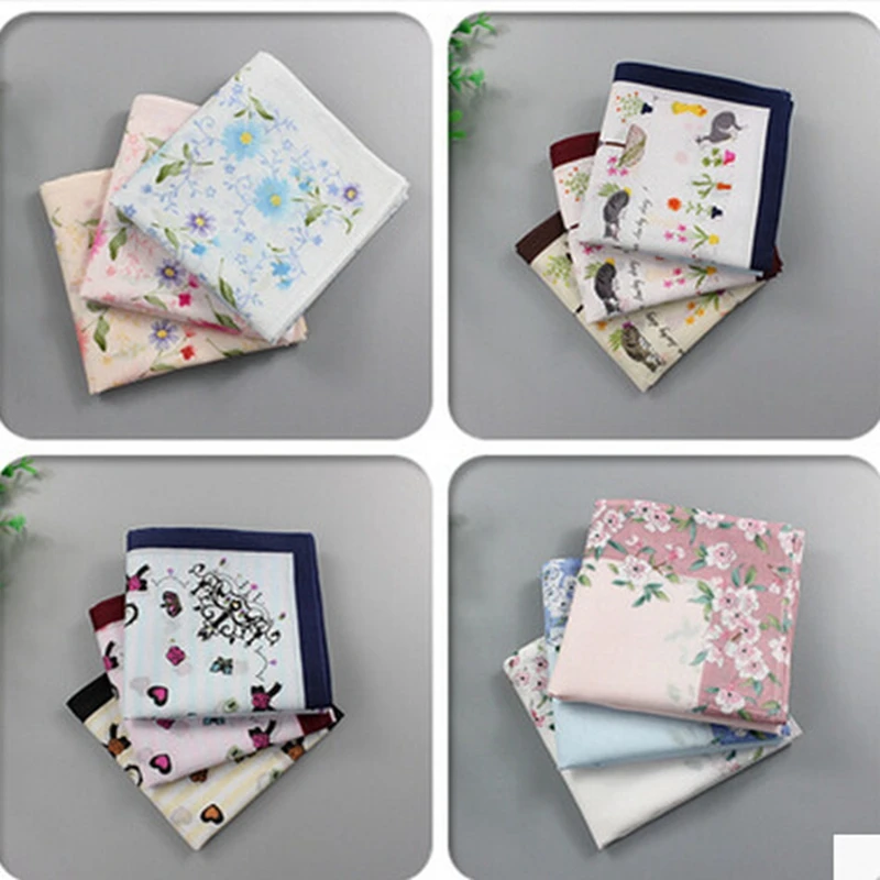 

Soft cotton handkerchief bandanna handkerchief lady girl sweat