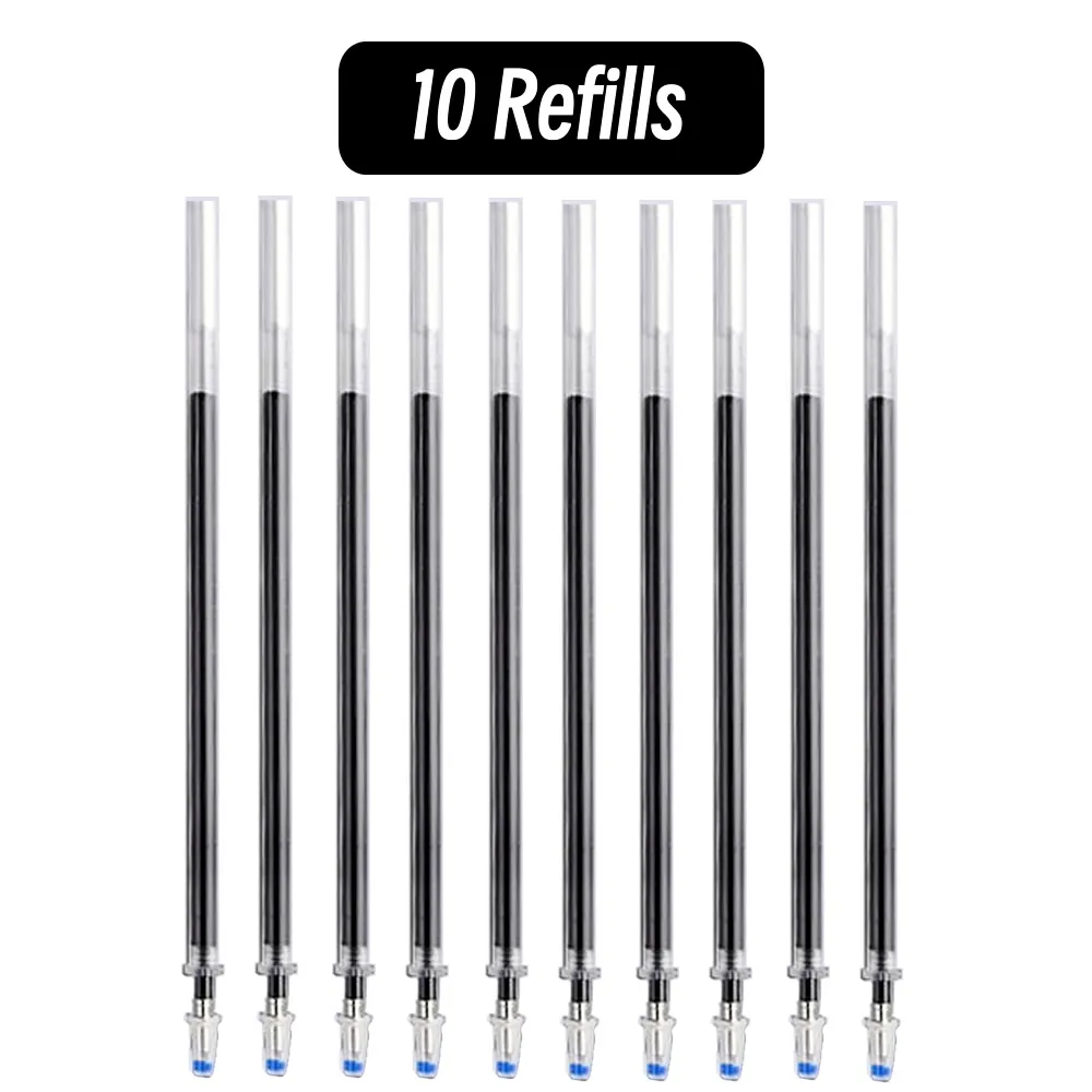 Frosted Black Ink Gel Pens - Aesthetic Stationery & Writing Supplies