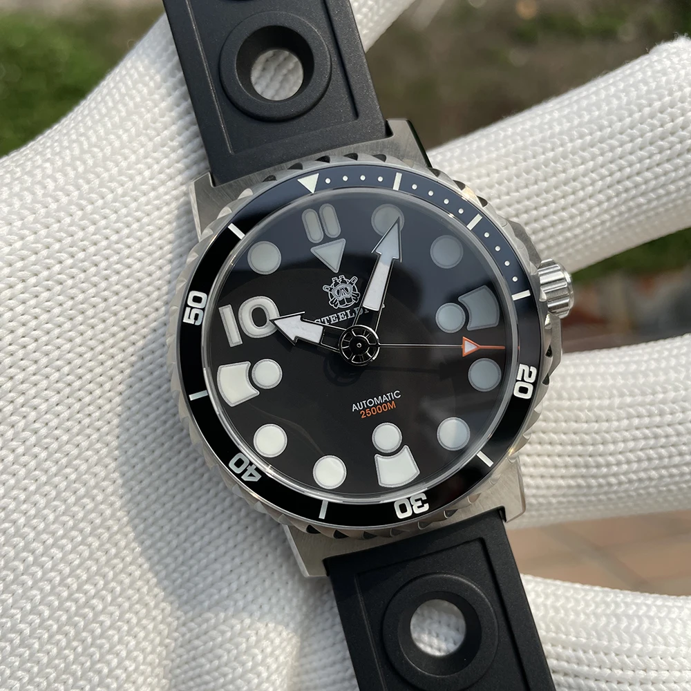 SD1970 Steeldive Marca 44MM Orologio da uomo NH35 da immersione con lunetta in ceramica|Orologi