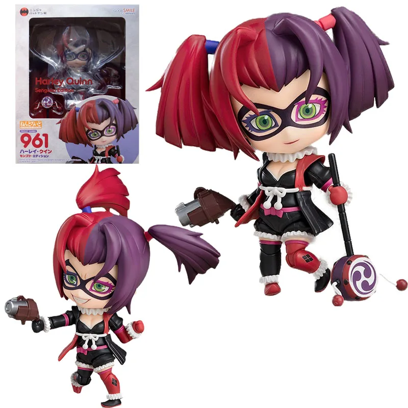 

In Stock Original GOOD SMILE GSC 961 NENDOROID Harley Quin Batman Ninja Anime Figure Model Collecile Action Toys Gifts