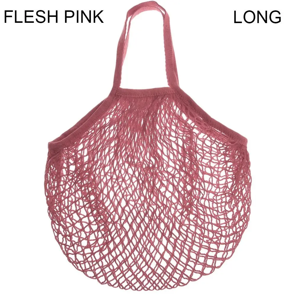 Eco-Friendly Reusable Cotton Mesh Tote Бag - Sustainable Woven Shopping & Storage Tote
