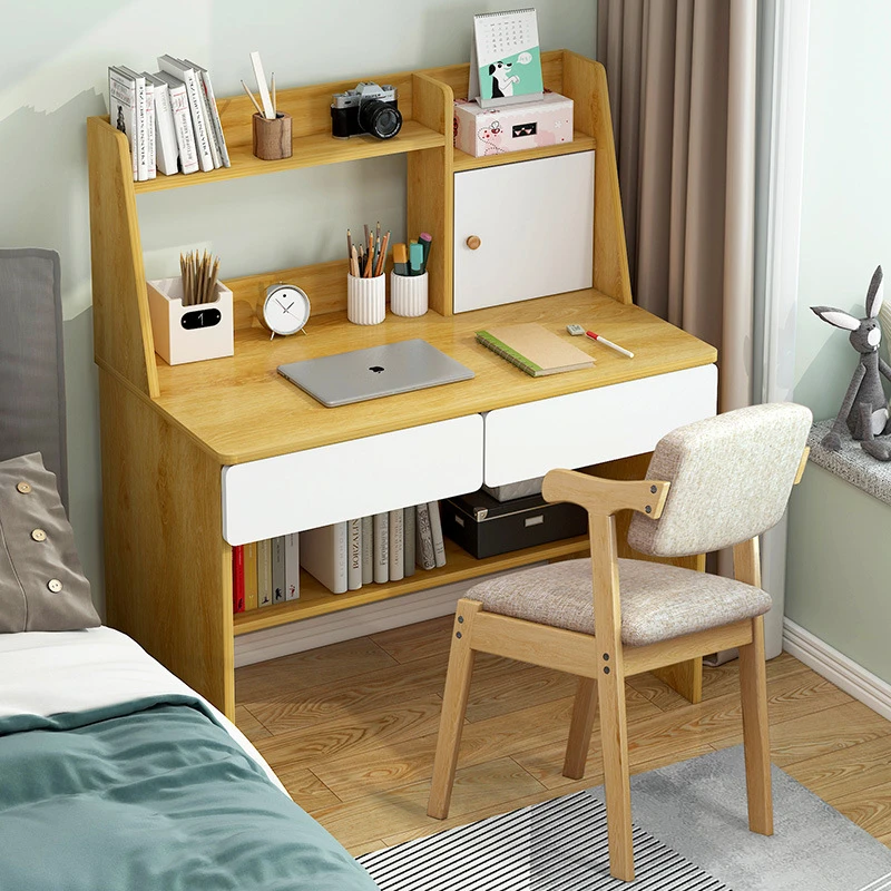 Mesa de estudio, estantería de mesa para dormitorio, estudiante de escuela primaria, escritorio de escritura, silla de escritorio para niña, muebles de ادراfurniture furniture| - AliExpress