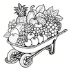 FOOD DRINK & SWEETS BOLD-EASY Coloring Book 24page Perfect Gift for Adults Picture Book  for Valentine's, Christmas, Halloween 4