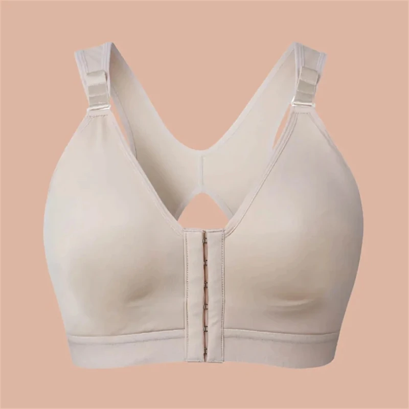 Women Front Closure Post-Surgery Bra Breast Sports Adjustable Vest