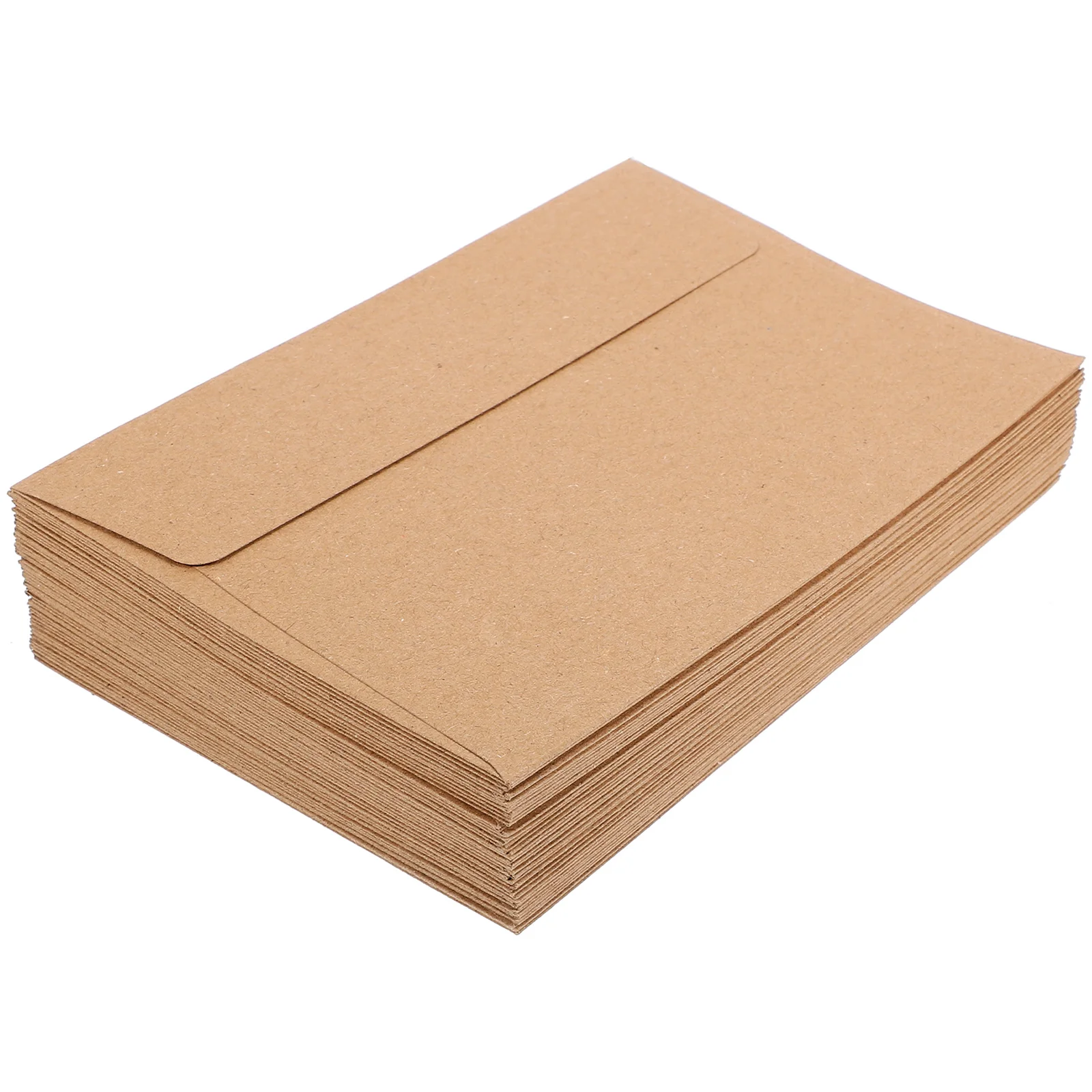 A4 Invitation Envelope Blank Envelopes Greeting Cards Kraft Paper Household Self Seal Wedding Party Storage Letter 50 Pcs kraft paper envelopes mailing envelopes