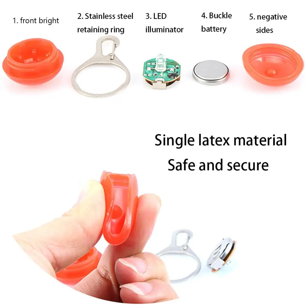 Cute Pet Night Safety LED Flashlight Collar Dog Guide Lights Glowing Pendant Necklace Pet Luminous Bright Glowing Collar Dark