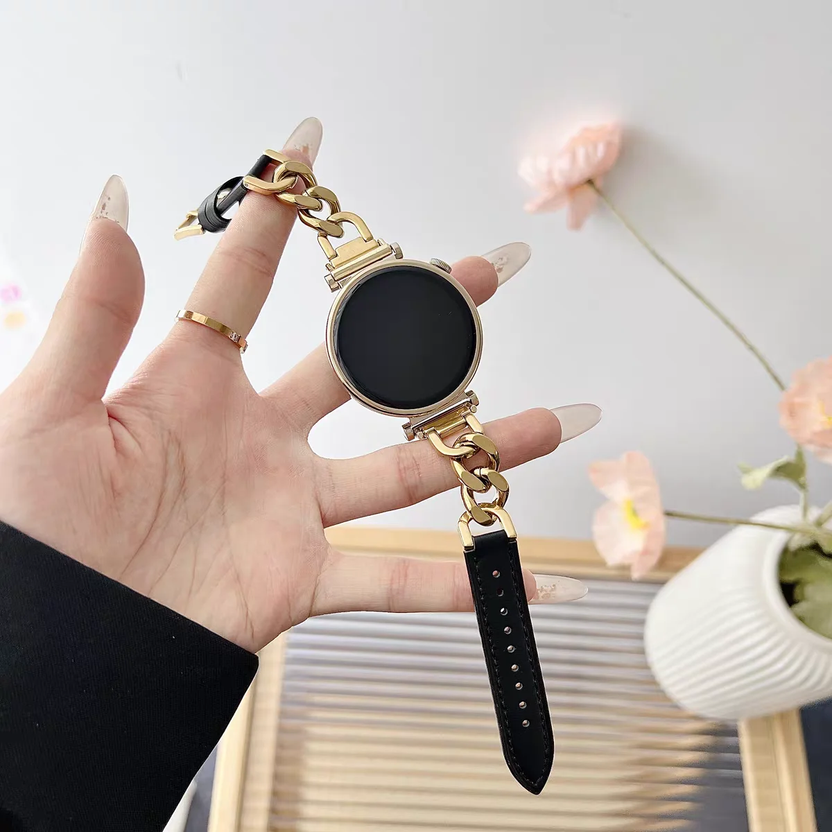 Butterfly Leather Loop Strap - Elegant Sport Bracelet