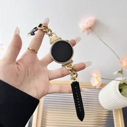 Butterfly Leather Loop Strap - Elegant Sport Bracelet - 6 classic 43mm 47mm (Black Golden)
