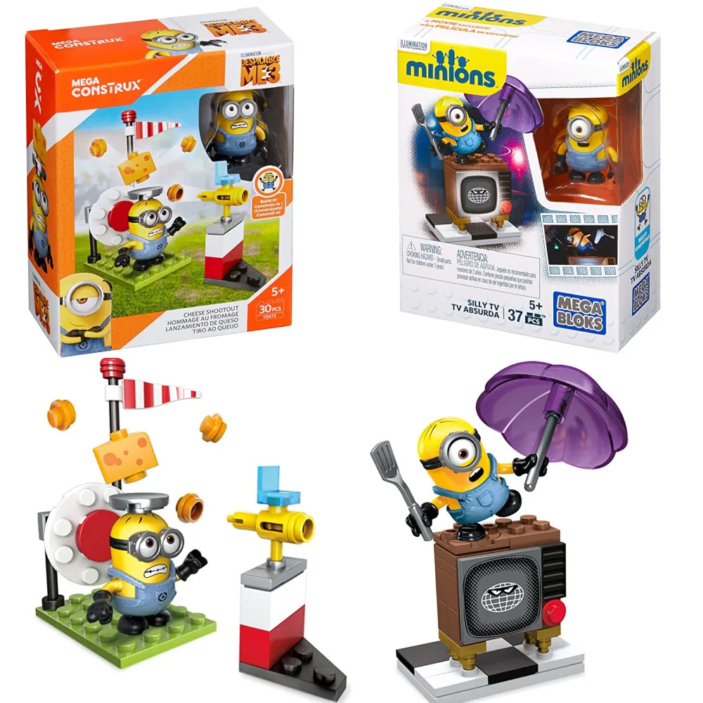 Mega Construx Minions | Minion Lego Mega Bloks | Mega Blocks Minions - - Aliexpress