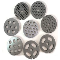304 Stainless Steel Meat Grinder Blade Mincer Plate Disc Replacement Part for 8# Type Manual Meat Grinder Mincer Knife Accessory 1