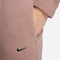 Nike véritable 2024 nouveau pantalon ample taille haute à jambes larges doublé polaire pour femmes FN3623-208 4