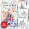 Adult Coloring Book - 30 Sheets Women's Spiral Coloring Book, 11.2X 8.3 Inches, Drawing Book, Birthday Gift, Holiday Party Gift 2