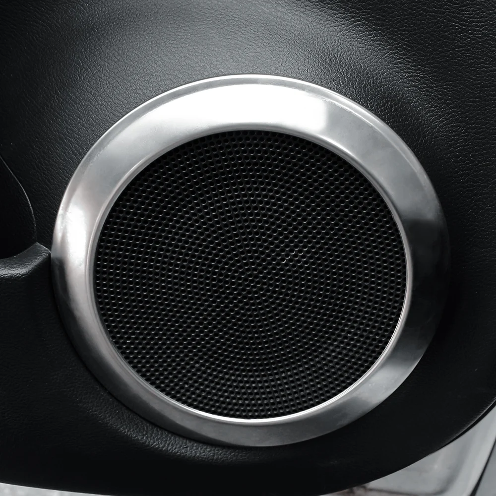 Stainless Steel Decorative Car Speaker Door Audio Panel Cover Trim