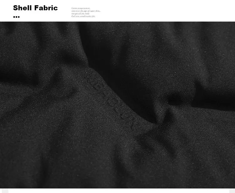 Winter Down Vest Material Close-up