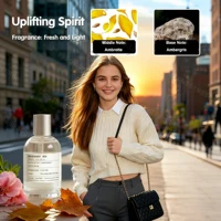 50Ml Perfume for Lady Man Unisex Elegant Woody Cologne Sandalwood Black Tea Long-Lasting Fresh Floral Fruity Niche Fragrance ﻿