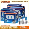 OSRAM Truck-X H1 H3 H4 H7 Auto Headlight 24V 100W 4000K High-Power Bright White Truck Halogen Lamp Hi/lo Beam Fog Light (Pair) 1