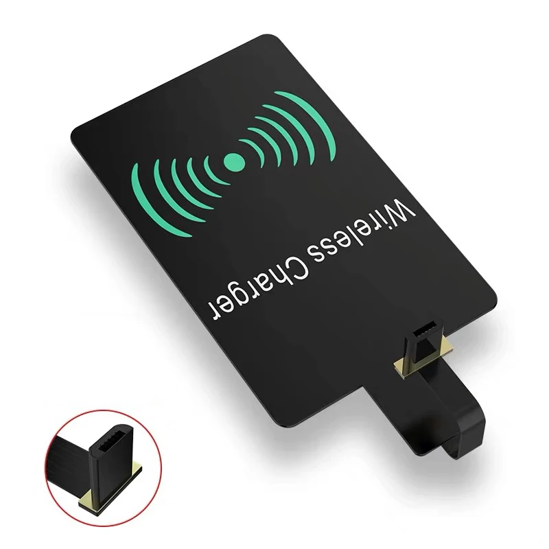 fast wireless charger Qi Wireless Charger Receiver Support Type C  MicroUSB Fast Wireless Charging Adapter For iPhone5-7 Android phone Wireless Charge wireless charging station Wireless Chargers