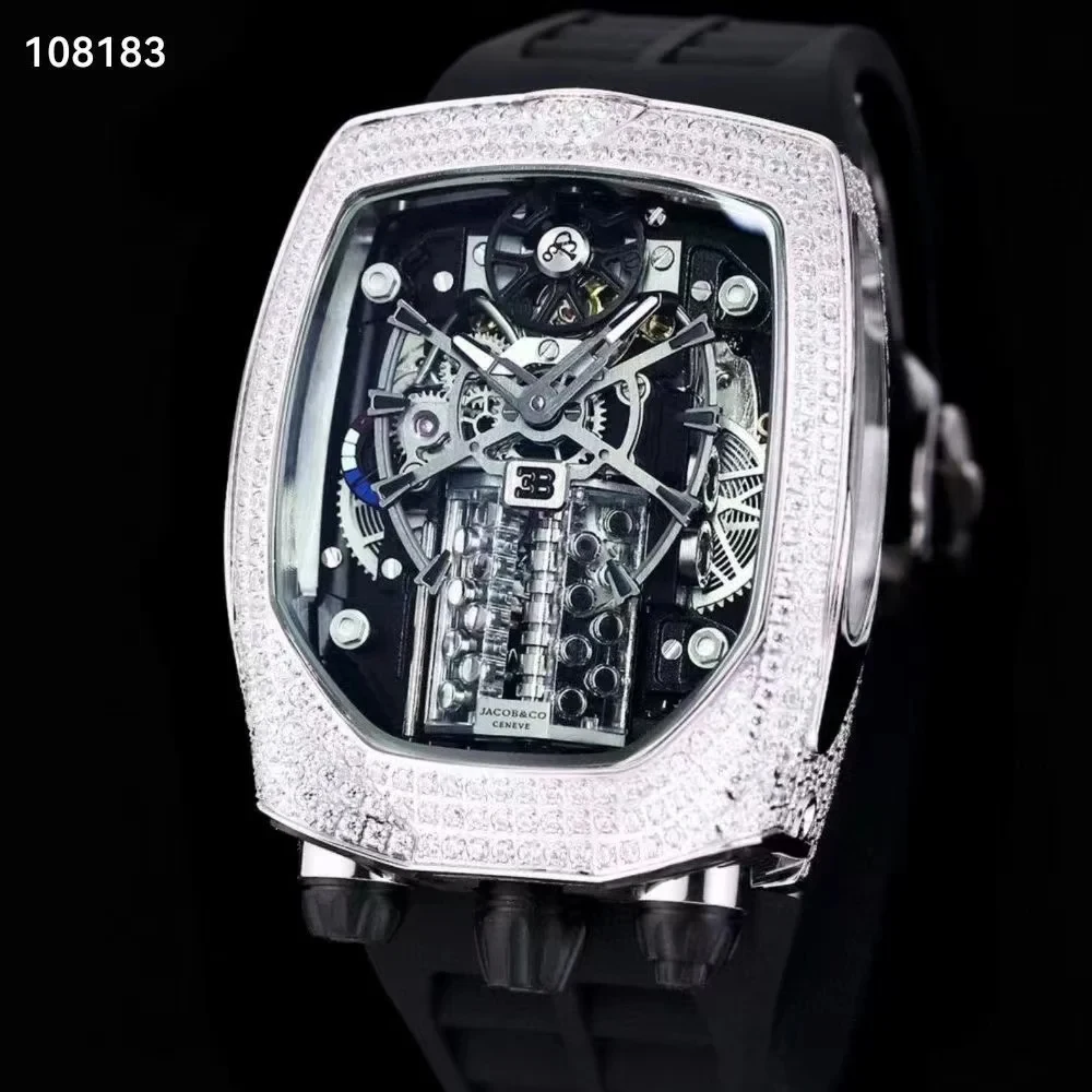 

Advanced limited edition men's mechanical watch new design carving custom watch automatic mechanical watch men's watch men's gif