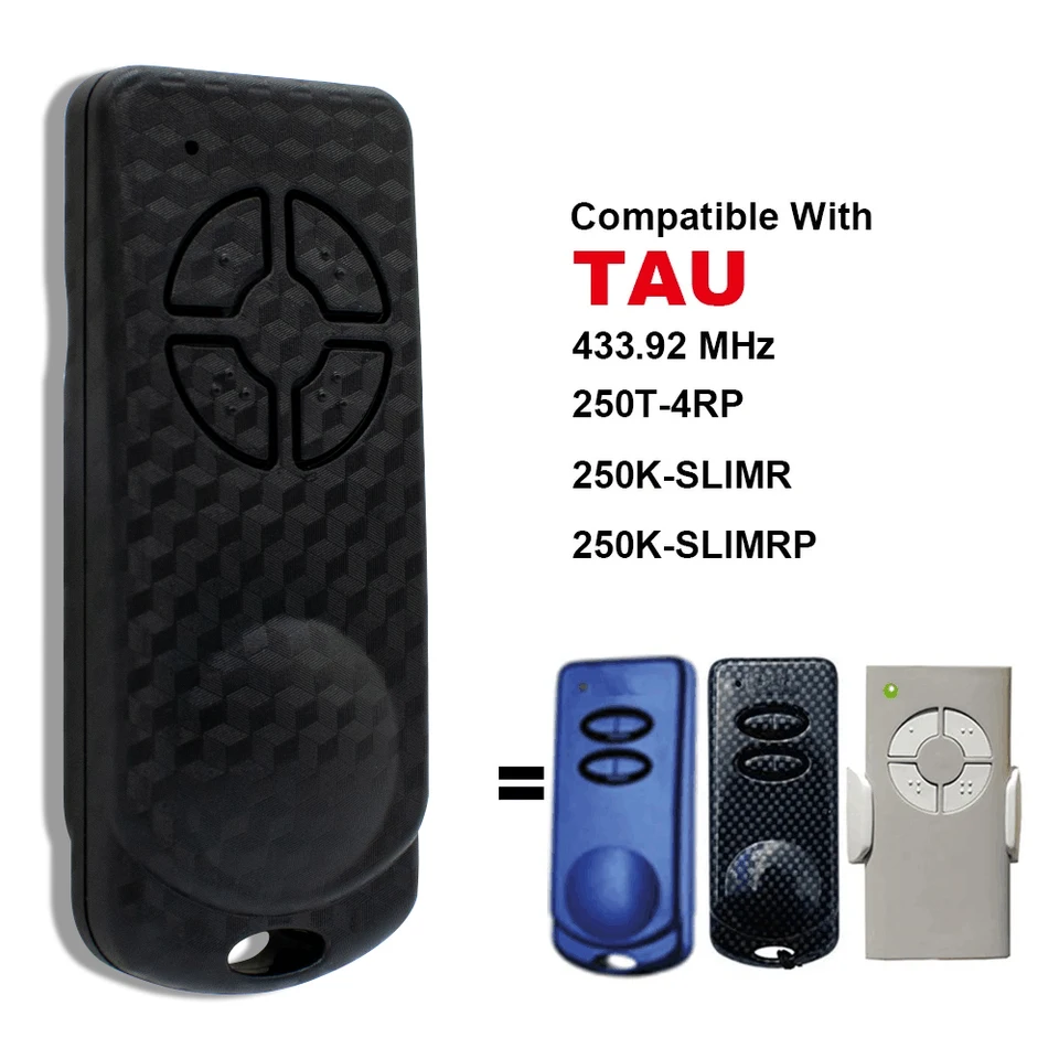 Télécommande Universelle Tau / Dieffematic 250K-SLIMC – Auto-apprentissage, 433,92 MHz (neuve Sous Blister)