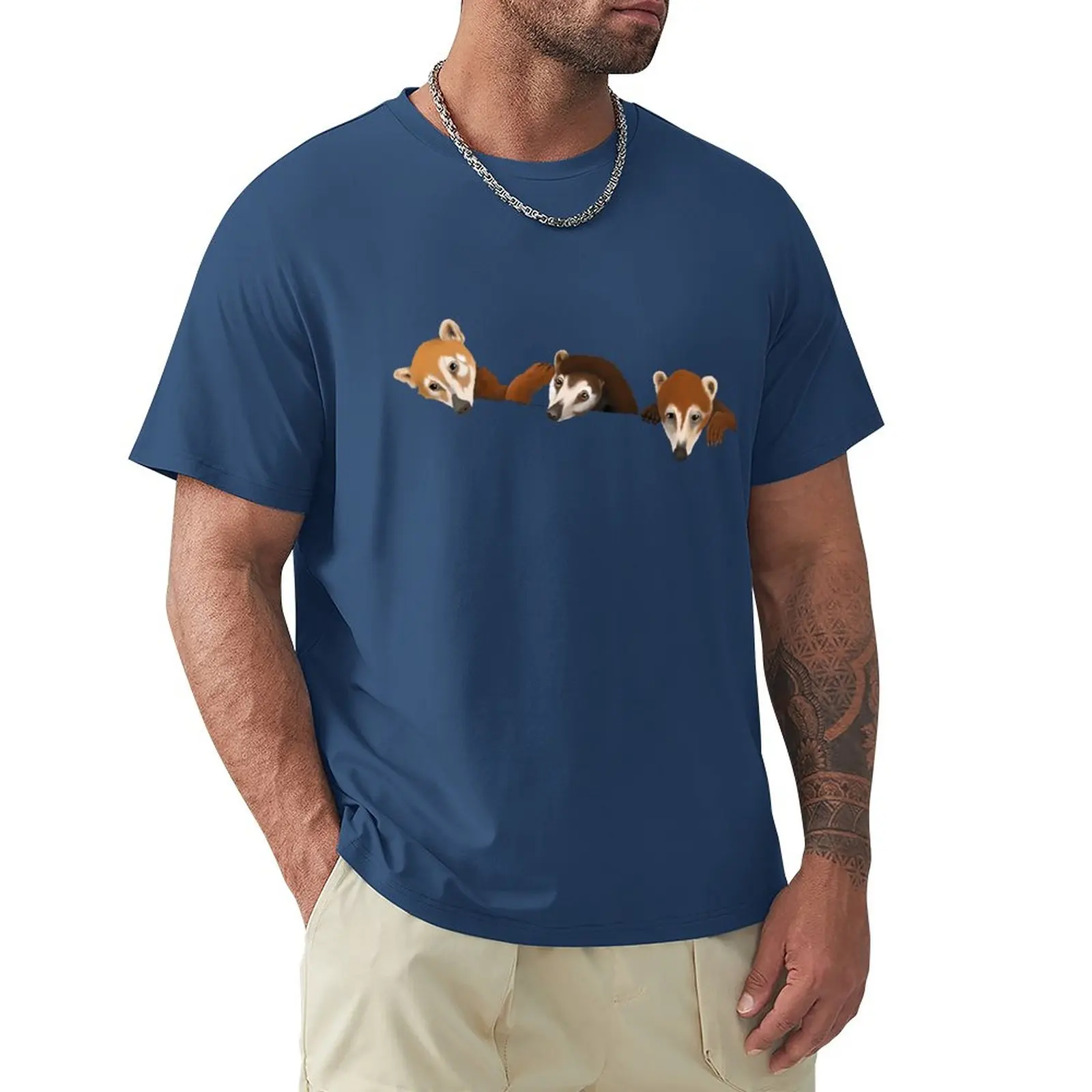 

Coati trio T-Shirt funnys customizeds slim fit t shirts for men