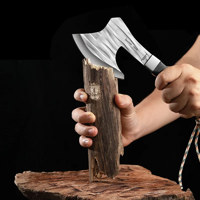 Outdoor Axe Knife Outdoor Axe Open Mountain Hand Axe Tomahawk Multifunctional Open Mountain Camping Axe  Hacha De Cocina 2