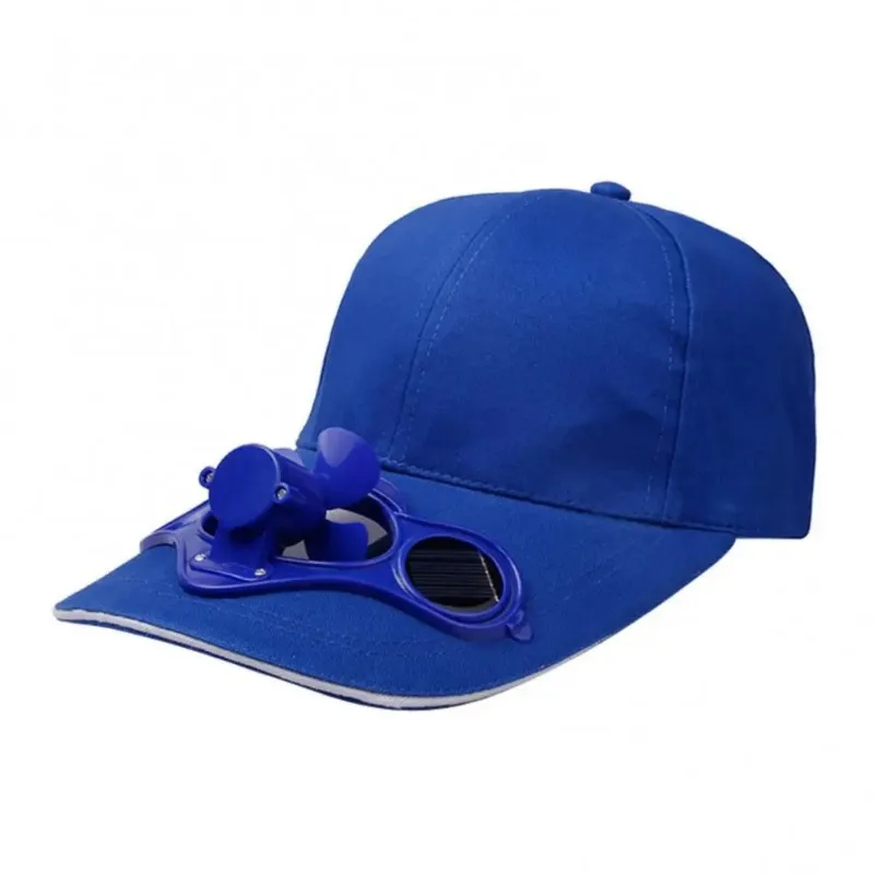 1/2/4PCS Five Colors Summer Sport With Fan Free Charging Sun Protection Solar Cotton Hat Sun Visor Baseball Casual