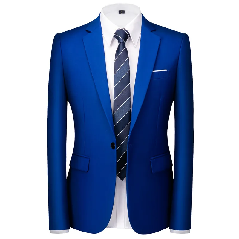 Plus Size 5XL 6XL Men Blazers 16 Colors Men Slim Fit Business Blazer Jacket Formal Office Social Party Casual Suit Jacket Coats mens blazer