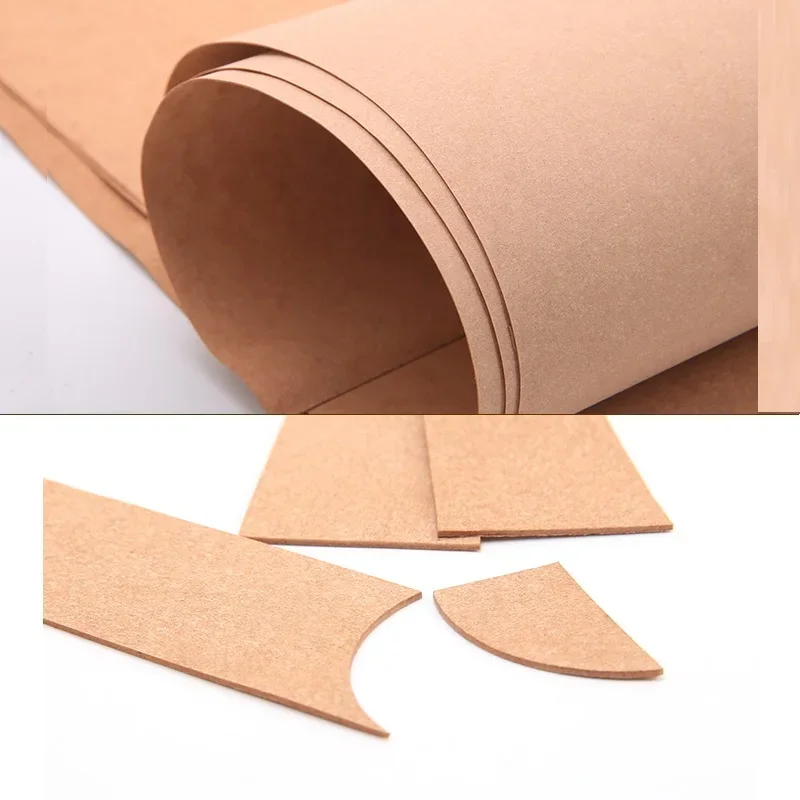 Recycled Leather Paper Vegetable Tanned | Full Grain Leather Tan for Tooling Carving Dyeing Embossing Stamping (0.4-1.0MM Thick)