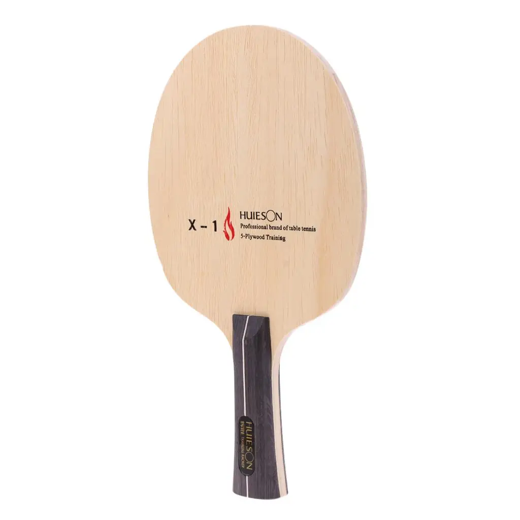 Lightweight 5 Layers Handle / Table Tennis Racket Pong Bat Paddle Beginners Training Exercise Equipment
