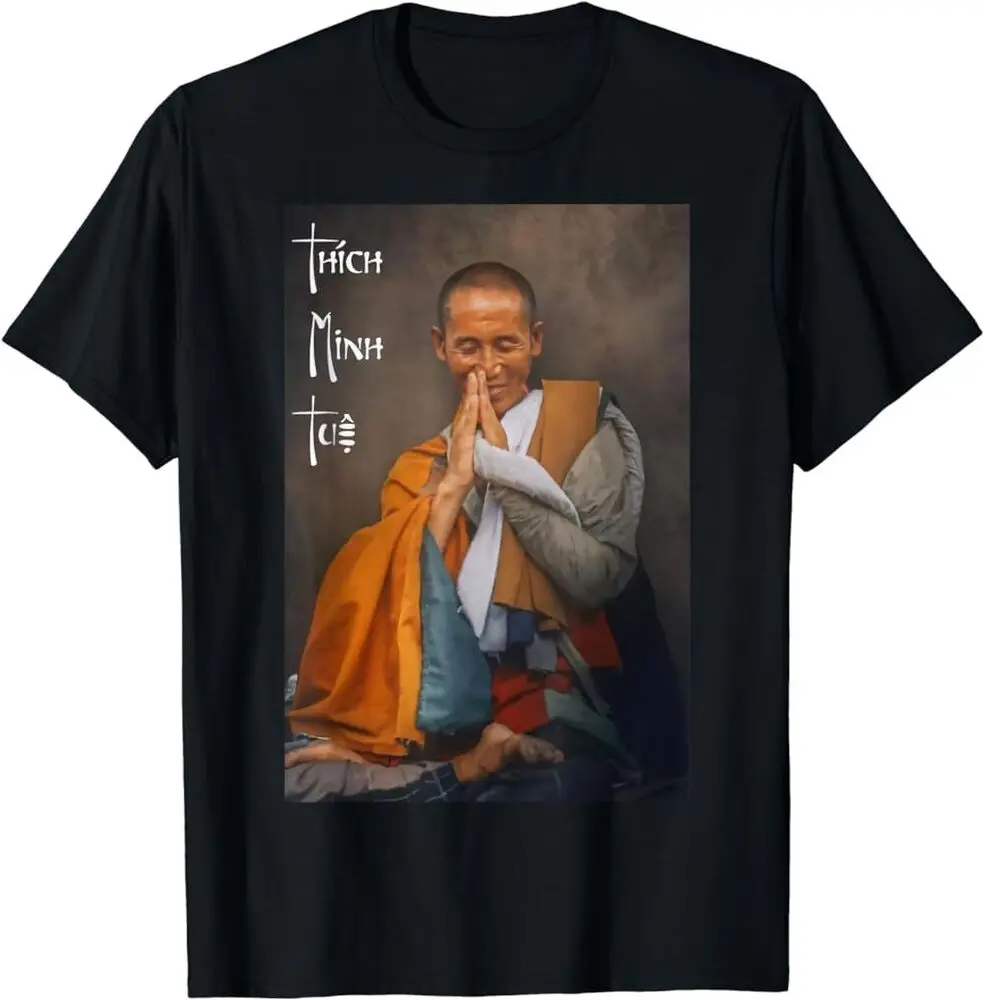 

Thich Minh Tue Buddha Vietnam Vietnamese T-Shirt, Unisex Tees,MeaningfulUnisex Summer Luxury Brand Oversize