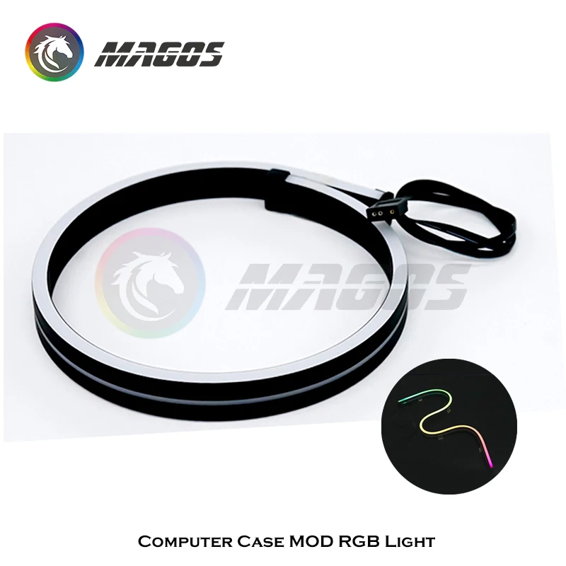 PC Desktop Computer Gamer Cabinet 5V/12V LED Belt Light Pollution 20-100cm Support Motherboard SYNC