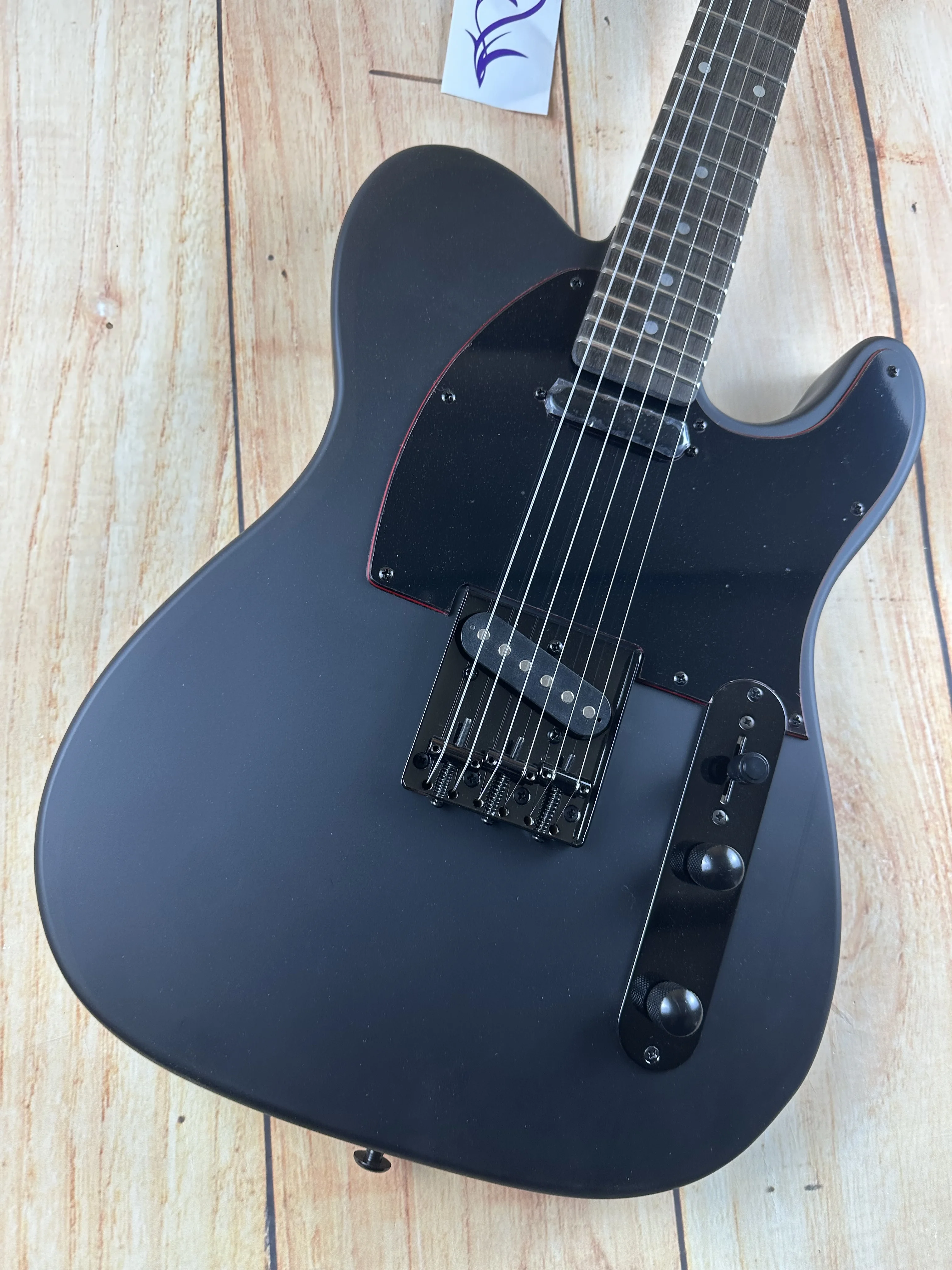 Telecast Electric Guitar imported paint red and red body edging imported alder body Canadian maple neck