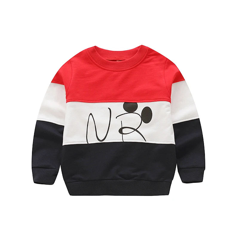 V-TREE Baby Boys Sweatshirt Cotton T Shirt Boy 2 Colors Spring Autumn Tops Kids Tees Shirt Children Outwear 2-8 Years kids sweater kids hoodie sweatshirts