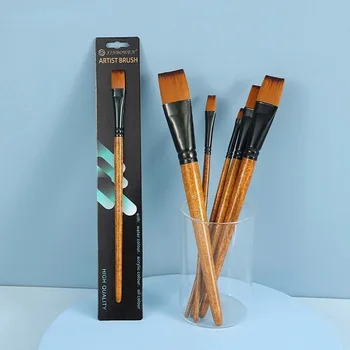 Flat Paint Brush Set 1