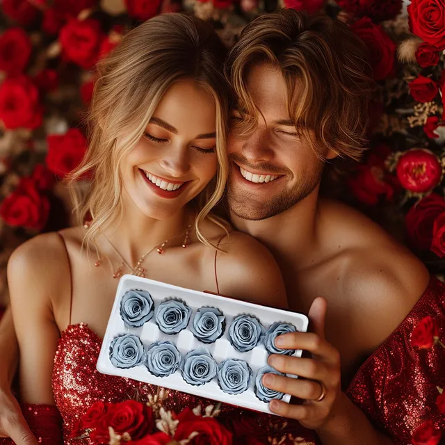 Valentine'S Day Supplies Box Color Natural Looking Preserved Rose Gift Boxes Handmade Roses Ornament Artifical Flowers Decor 3